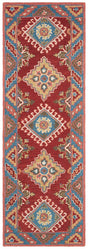 Safavieh Aspen Apn803Q Red/Blue Rug.