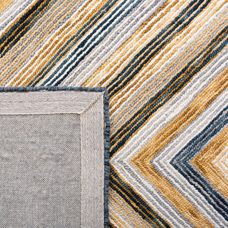 Safavieh Aspen Apn809N Navy/Gold Rug.