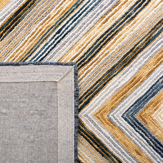 Safavieh Aspen Apn809N Navy/Gold Rug.