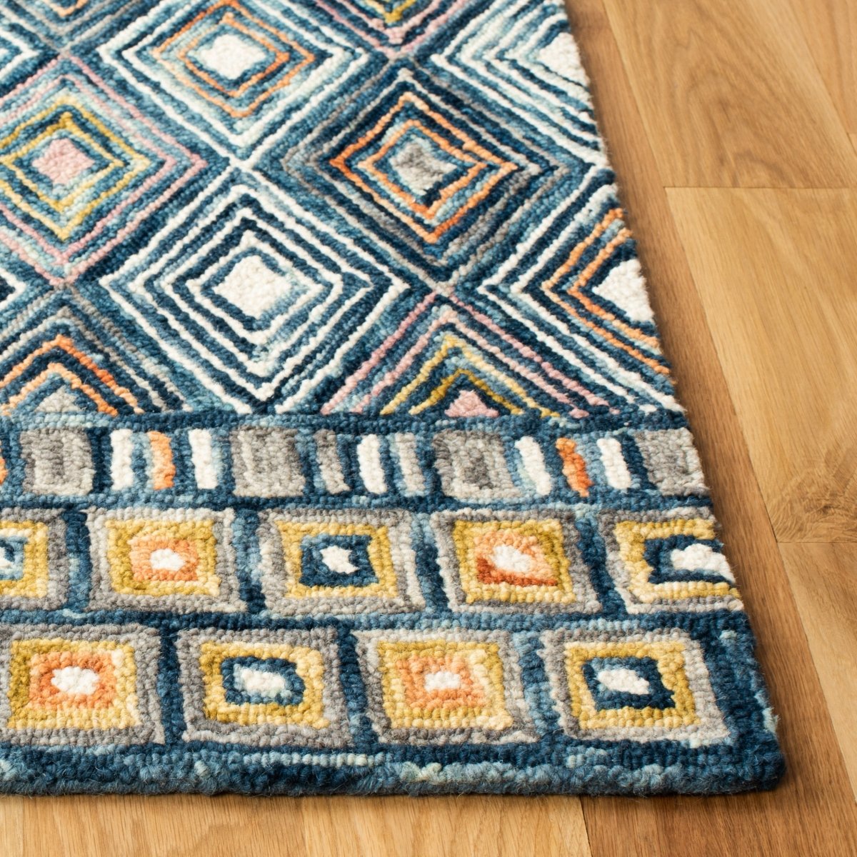Safavieh Aspen Apn810M Blue/Gold Rug.
