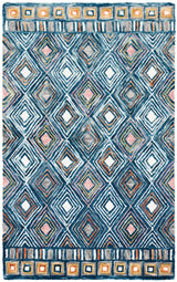 Safavieh Aspen Apn810M Blue/Gold Rug.