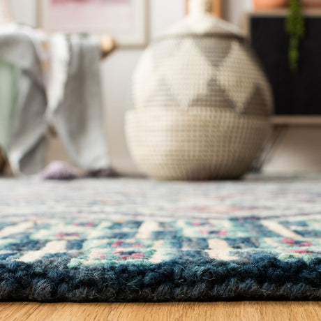 Safavieh Aspen Apn812M Blue/Red Rug.