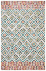 Safavieh Aspen Apn812Y Green/Red Rug.