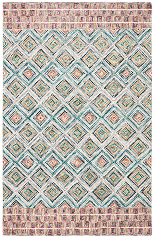 Safavieh Aspen Apn812Y Green/Red Rug.