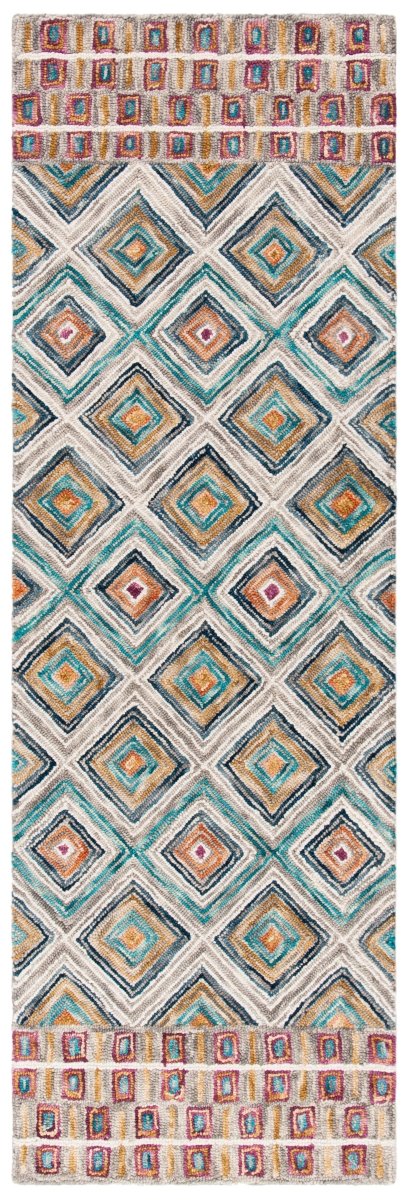 Safavieh Aspen Apn812Y Green/Red Rug.