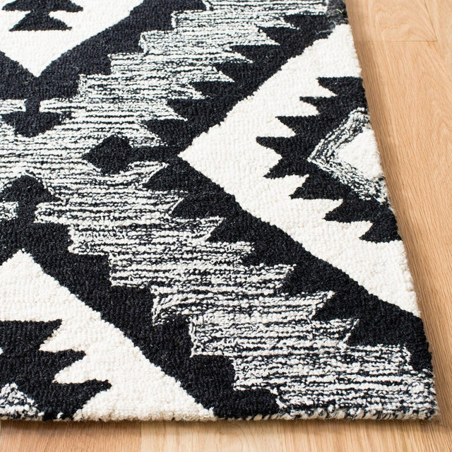 Safavieh Aspen Apn813Z Charcoal/Black Rug.