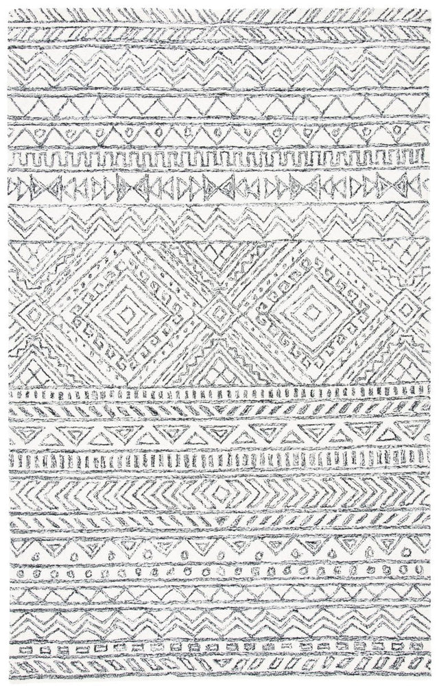 Safavieh Aspen Apn821A Ivory/Black Rug.