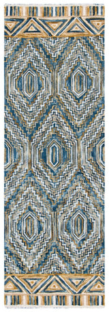 Safavieh Aspen Apn822M Blue/Gold Rug.