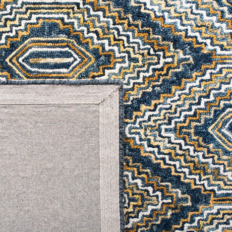 Safavieh Aspen Apn822M Blue/Gold Rug.