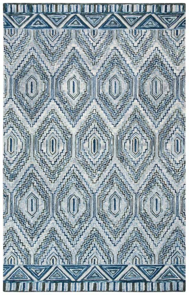 Safavieh Aspen Apn823F Grey/Blue Rugs.