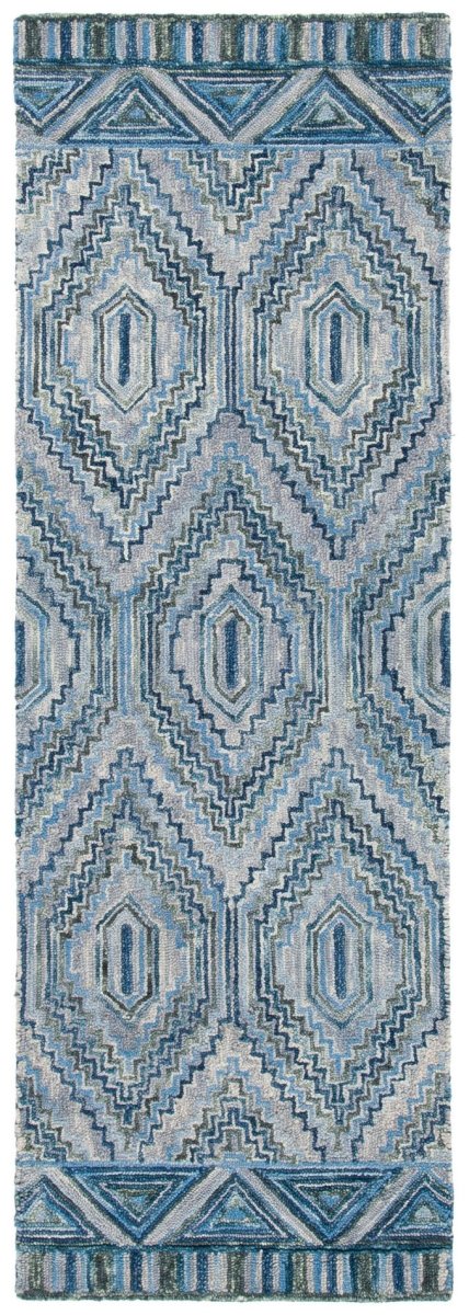 Safavieh Aspen Apn823F Grey/Blue Rugs.