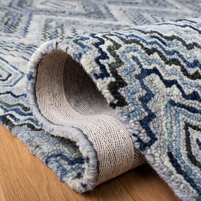 Safavieh Aspen Apn823F Grey/Blue Rugs.