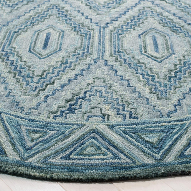 Safavieh Aspen Apn823F Grey/Blue Rugs.