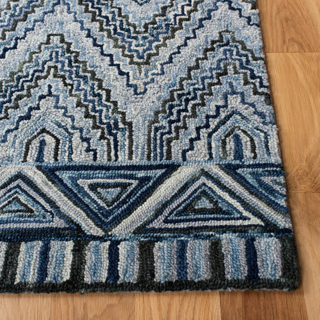 Safavieh Aspen Apn823F Grey/Blue Rugs.