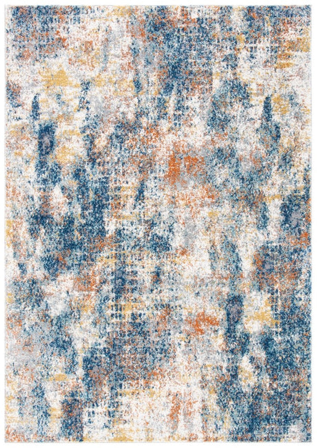 Safavieh Aston Asn704M Navy/Gold Rugs.