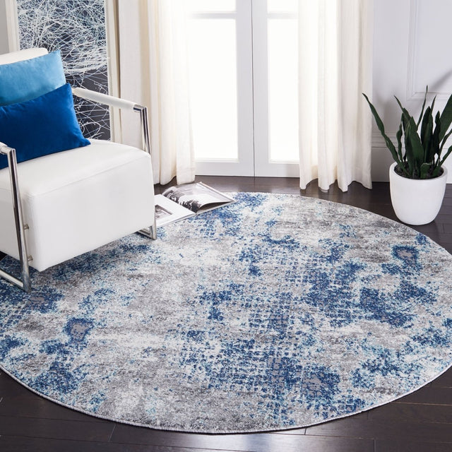 Safavieh Aston Asn704N Navy/Grey Rug.