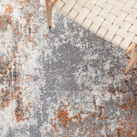 Safavieh Aston Asn708P Grey/Rust Rugs.