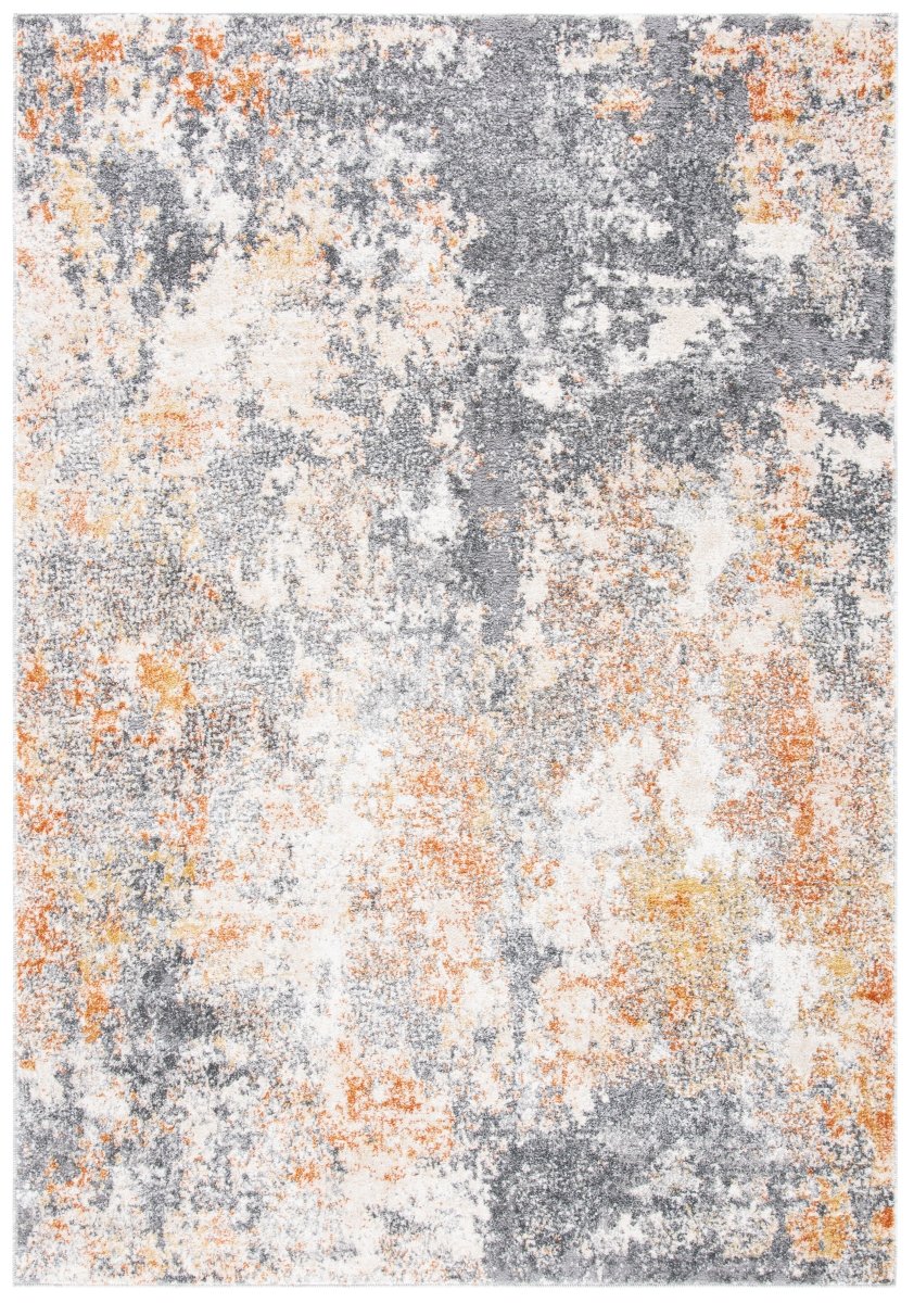 Safavieh Aston Asn710G Grey/Gold Rug.