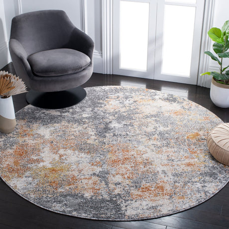 Safavieh Aston Asn710G Grey/Gold Rug.