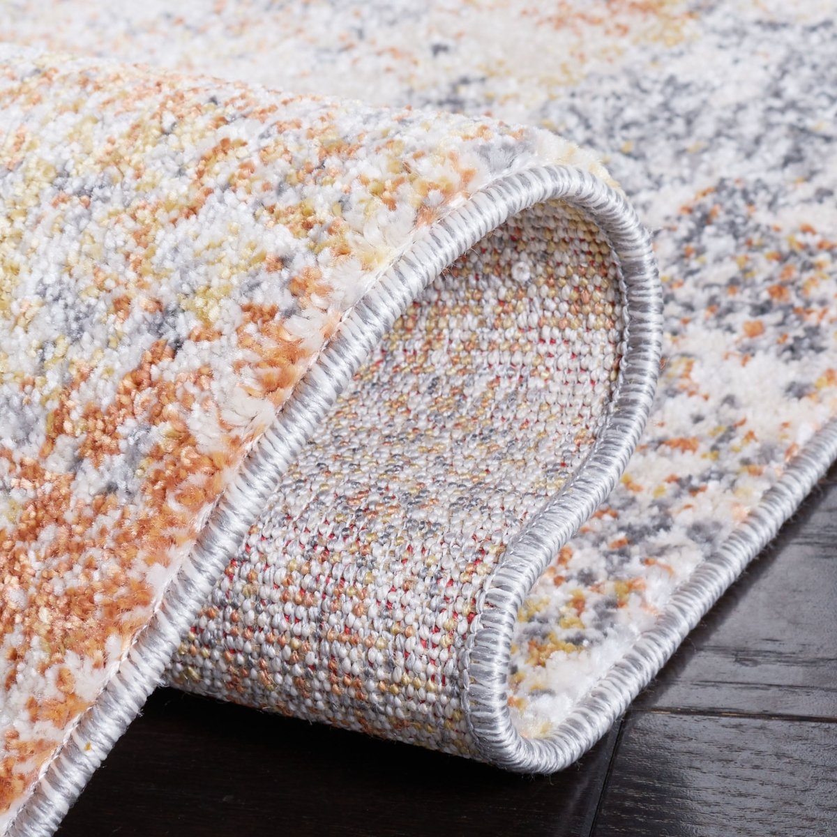 Safavieh Aston Asn710G Grey/Gold Rug.