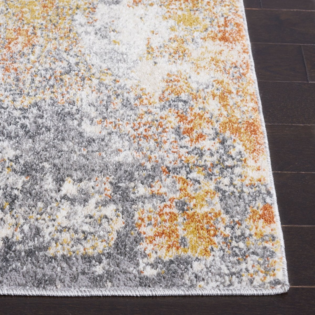 Safavieh Aston Asn710G Grey/Gold Rug.