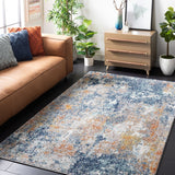 Safavieh Aston Asn710L Navy/Gold Rugs.