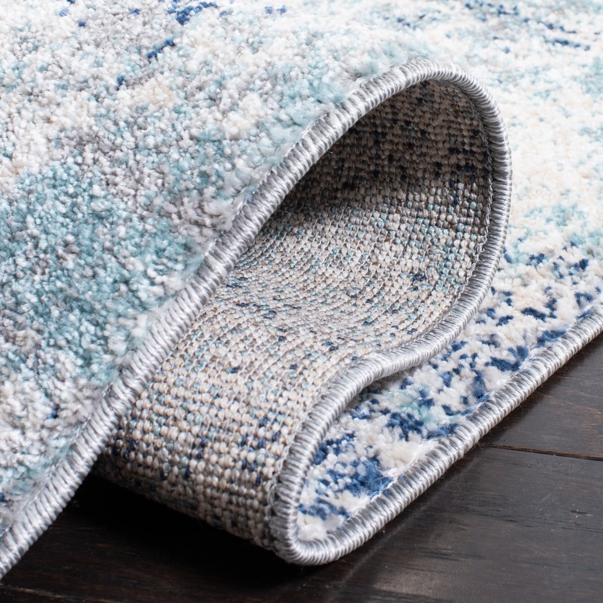 Safavieh Aston Asn710M Ivory/Blue Rug.