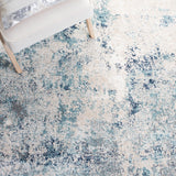 Safavieh Aston Asn710M Ivory/Blue Rug.