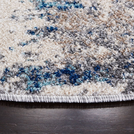 Safavieh Aston Asn718F Grey/Navy Rug.