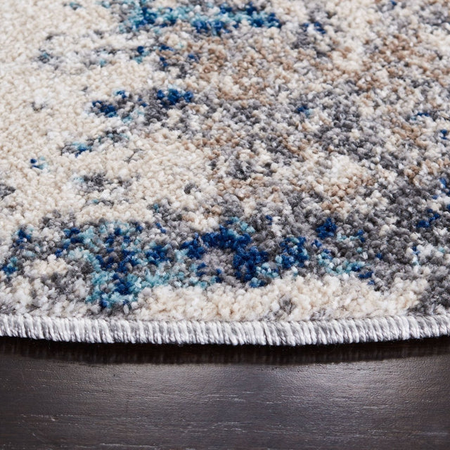 Safavieh Aston Asn718F Grey/Navy Rug.