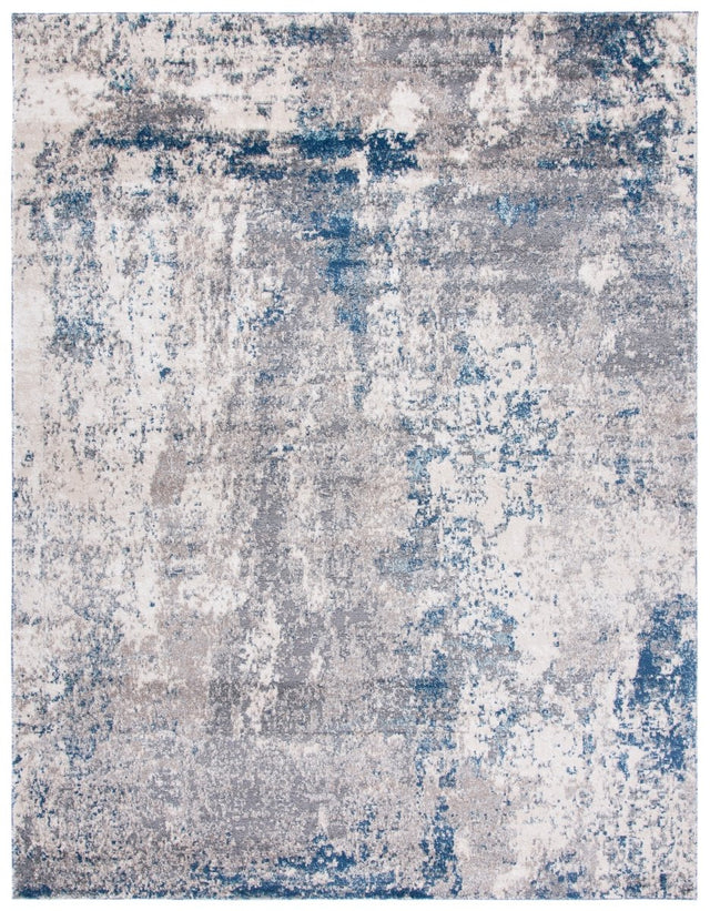 Safavieh Aston Asn718F Grey/Navy Rug.