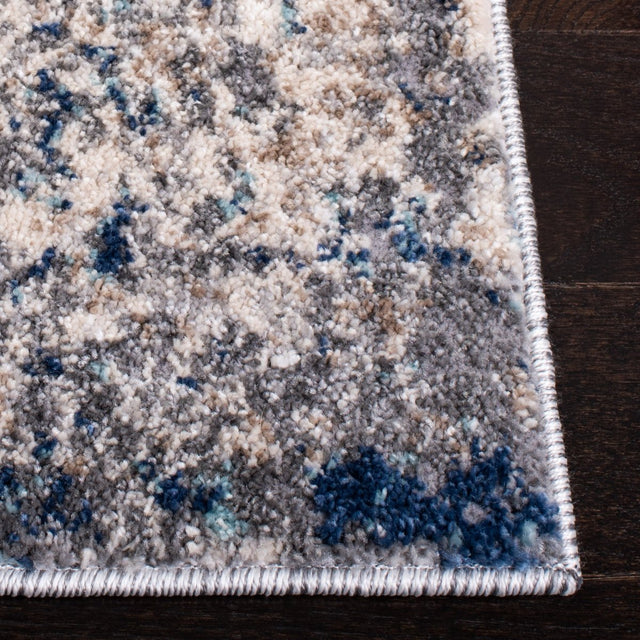 Safavieh Aston Asn718F Grey/Navy Rug.
