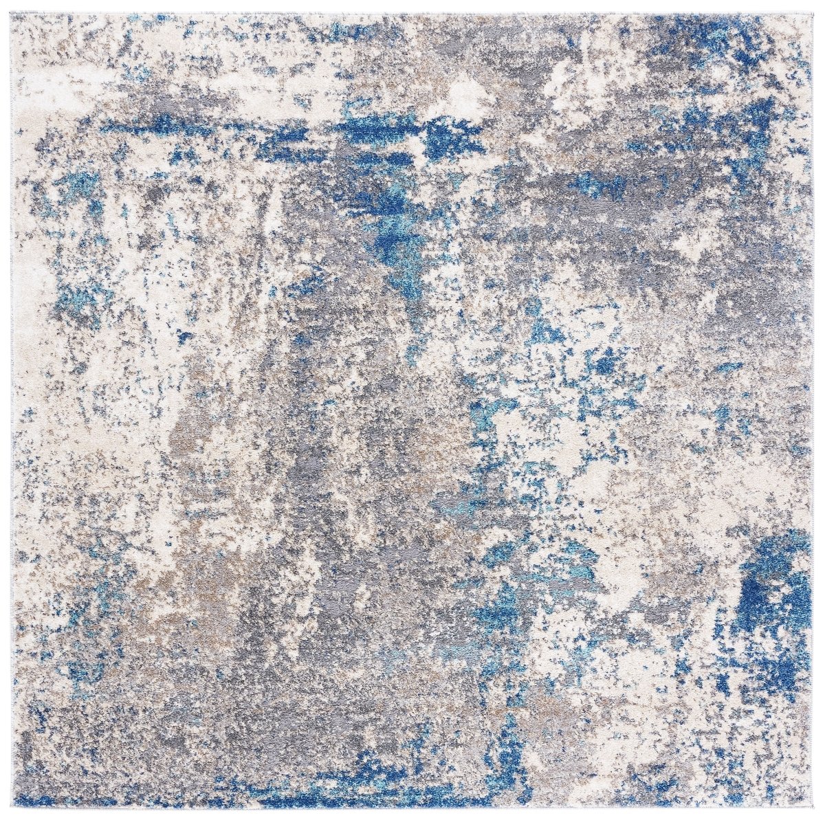 Safavieh Aston Asn718F Grey/Navy Rug.