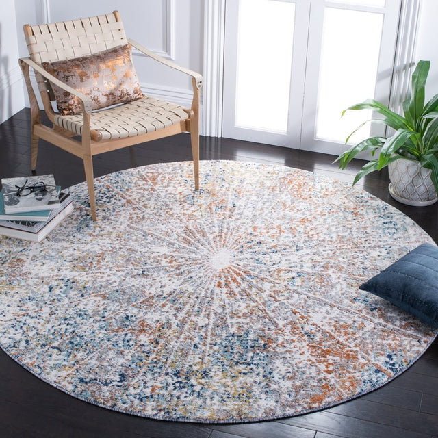 Safavieh Aston Asn728N Ivory/Navy Rugs.