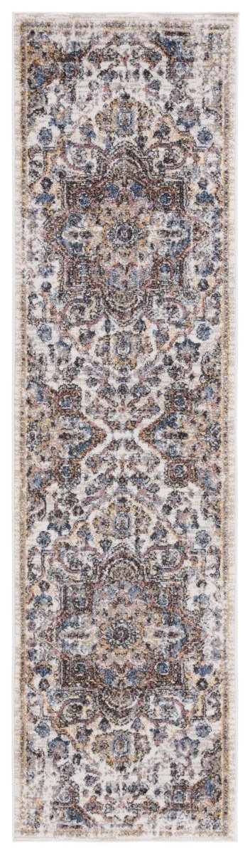 Safavieh Astoria Asa402A Ivory/Blue Rust Rug.