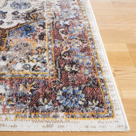 Safavieh Astoria Asa402A Ivory/Blue Rust Rug.