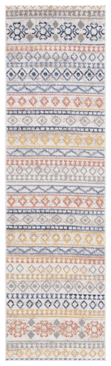 Safavieh Astoria Asa414A Ivory/Blue Rust Rug.