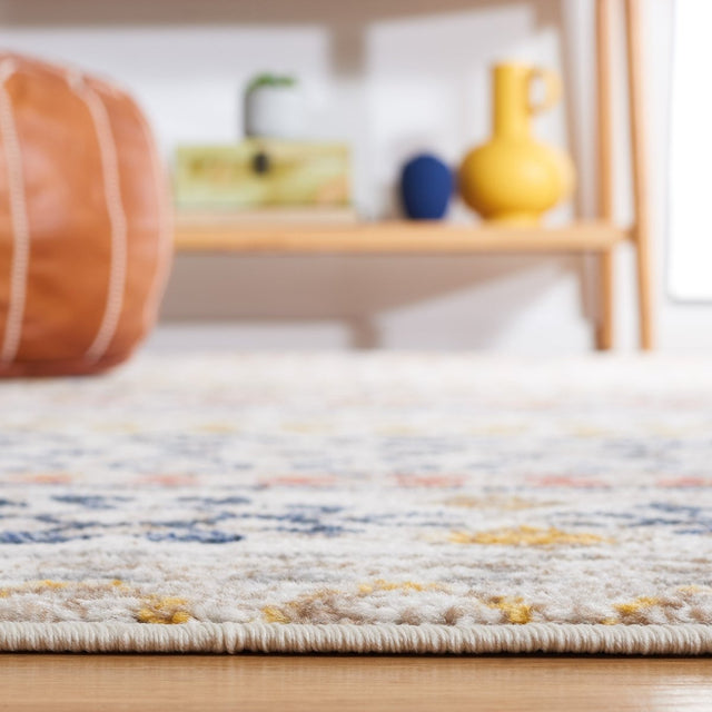 Safavieh Astoria Asa414A Ivory/Blue Rust Rug.