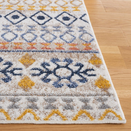 Safavieh Astoria Asa414A Ivory/Blue Rust Rug.