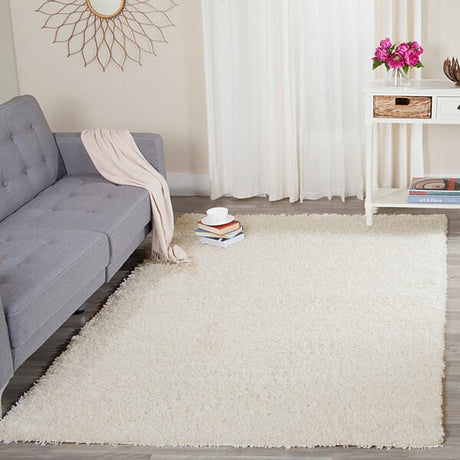 Safavieh Athens Shag Sga119B White Rugs.