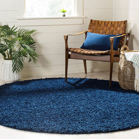 Safavieh Athens Shag Sga119N Navy Rugs.