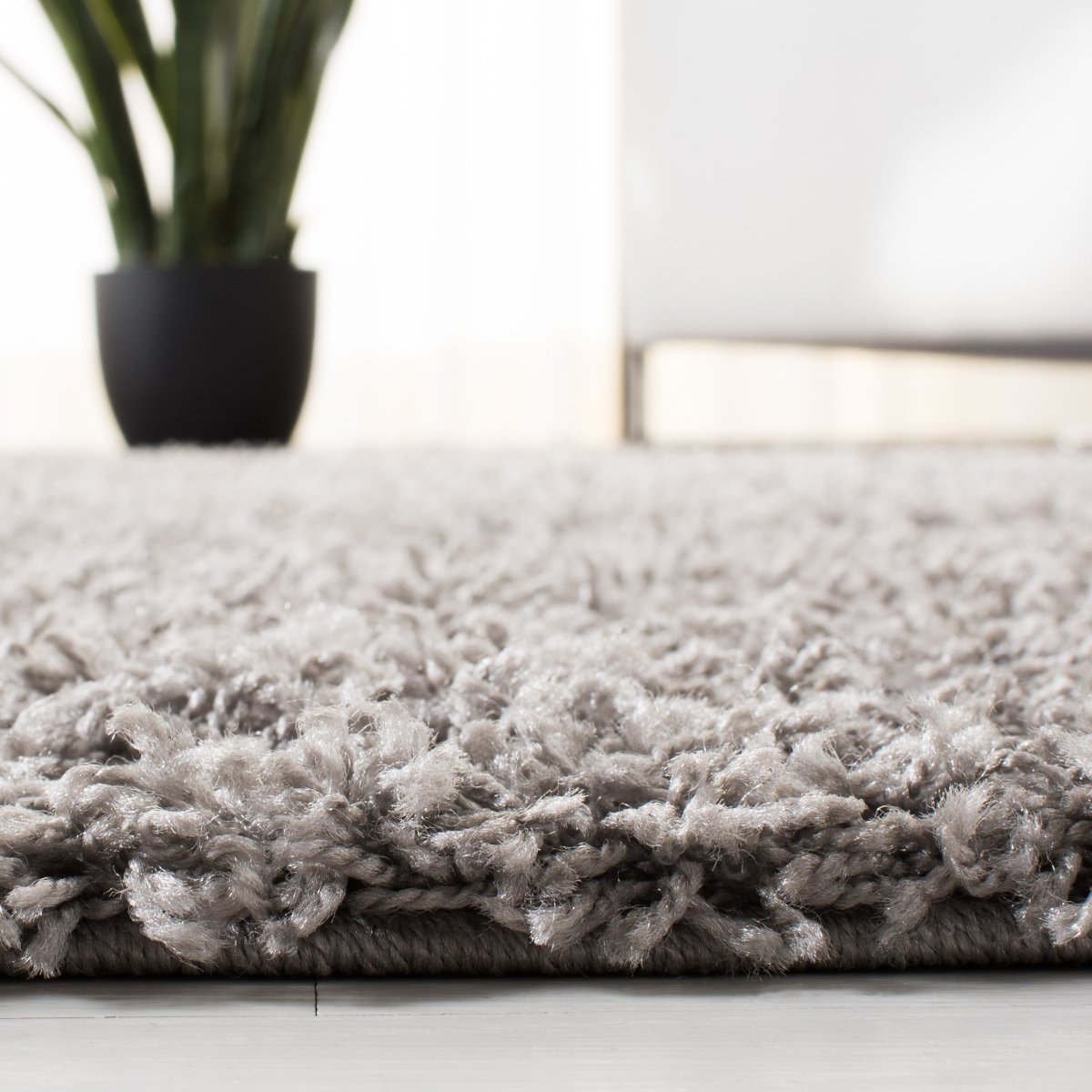 Safavieh Athens Shag Sgas119F Light Grey Rugs.