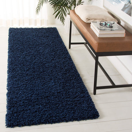 Safavieh Athens Shag Sgas119N Navy Rug.