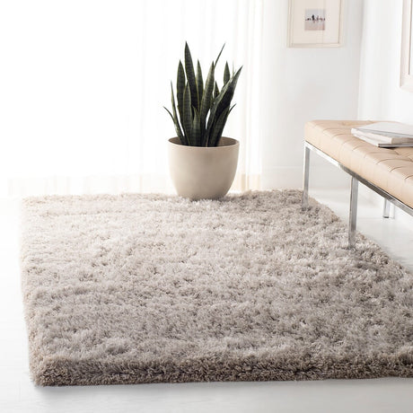 Safavieh Atlantic Shag Atg101G Silver Rugs.