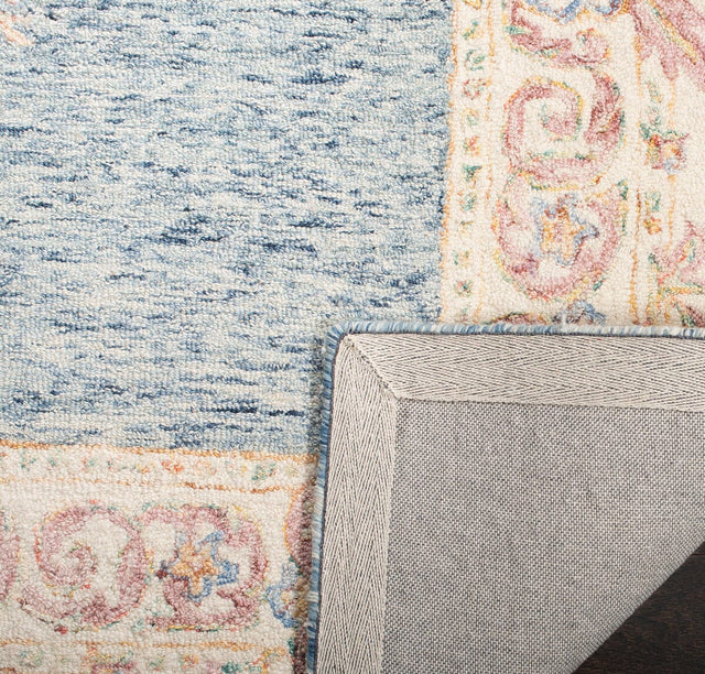 Safavieh Aubusson Aub101M Blue / Pink Rugs.