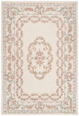 Safavieh Aubusson Aub102A Ivory/Pink Rug.