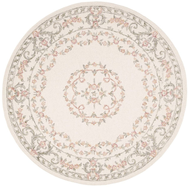 Safavieh Aubusson Aub102A Ivory/Pink Rug.