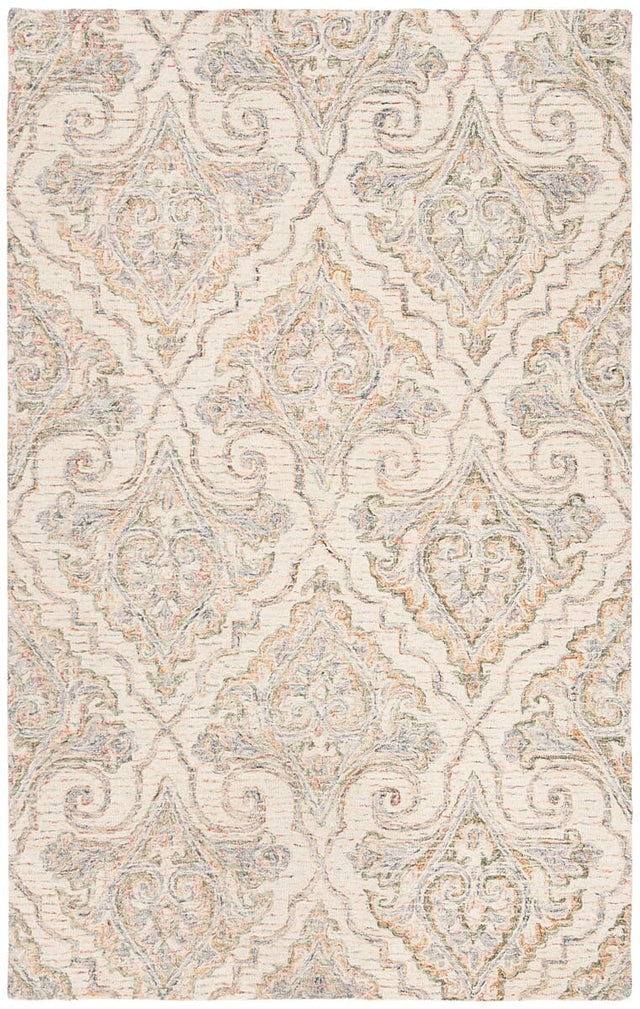 Safavieh Aubusson Aub103A Ivory / Green Rugs.