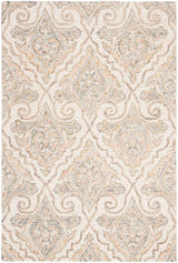 Safavieh Aubusson Aub103A Ivory / Green Rugs.