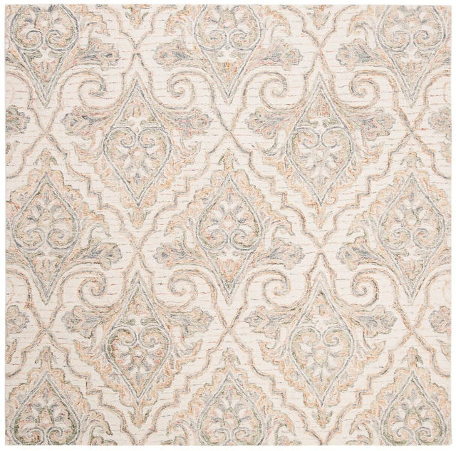 Safavieh Aubusson Aub103A Ivory / Green Rugs.